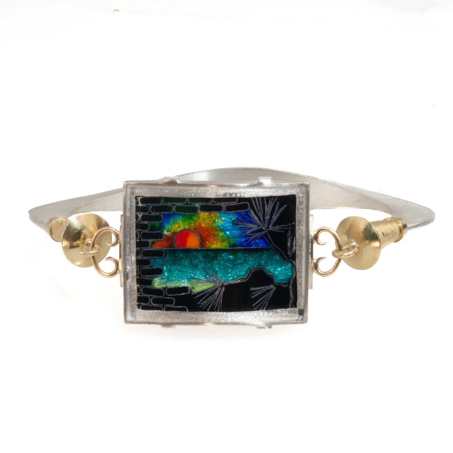 James Carter "Beach Sunset" Enamel Bracelet