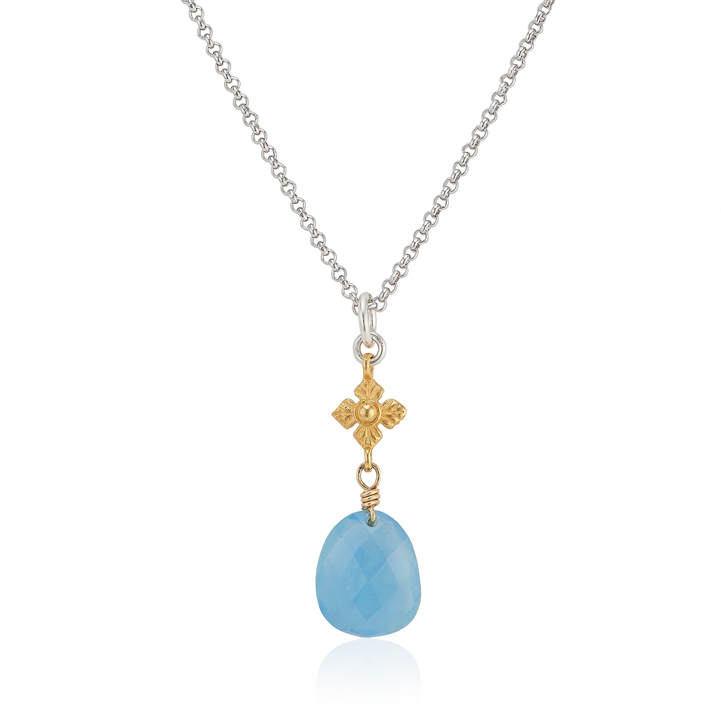 Anatoli Collection Aquamarine Necklace