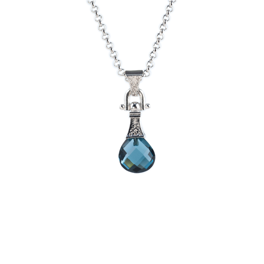 Anatoli Collection London Blue Topaz Pendant