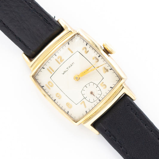 Vintage 1952 Waltham 24mm Cushion Watch