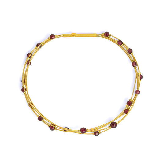 Bernd Wolf Collection "Kunia" Garnet Bracelet