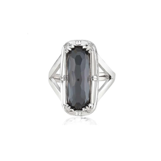 Anatoli Collection Hematite Ring