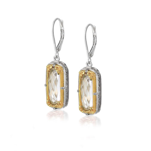 Anatoli Collection Rock Crystal Earrings