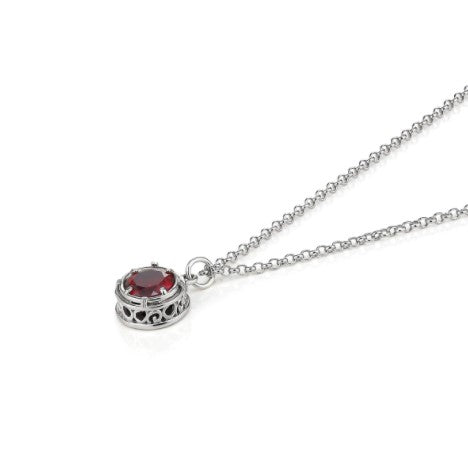 Anatoli Collection Garnet Necklace (med)