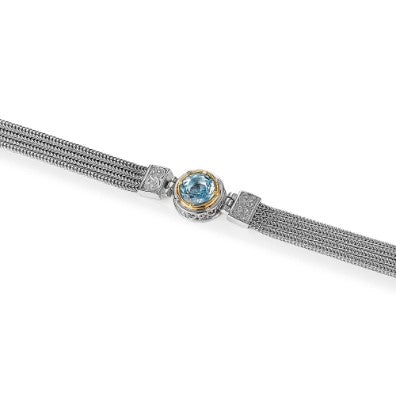 Anatoli Collection Blue Topaz Bracelet