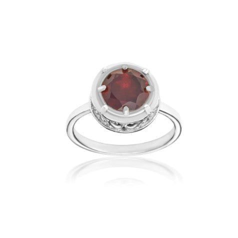 Anatoli Collection Garnet Ring (med)