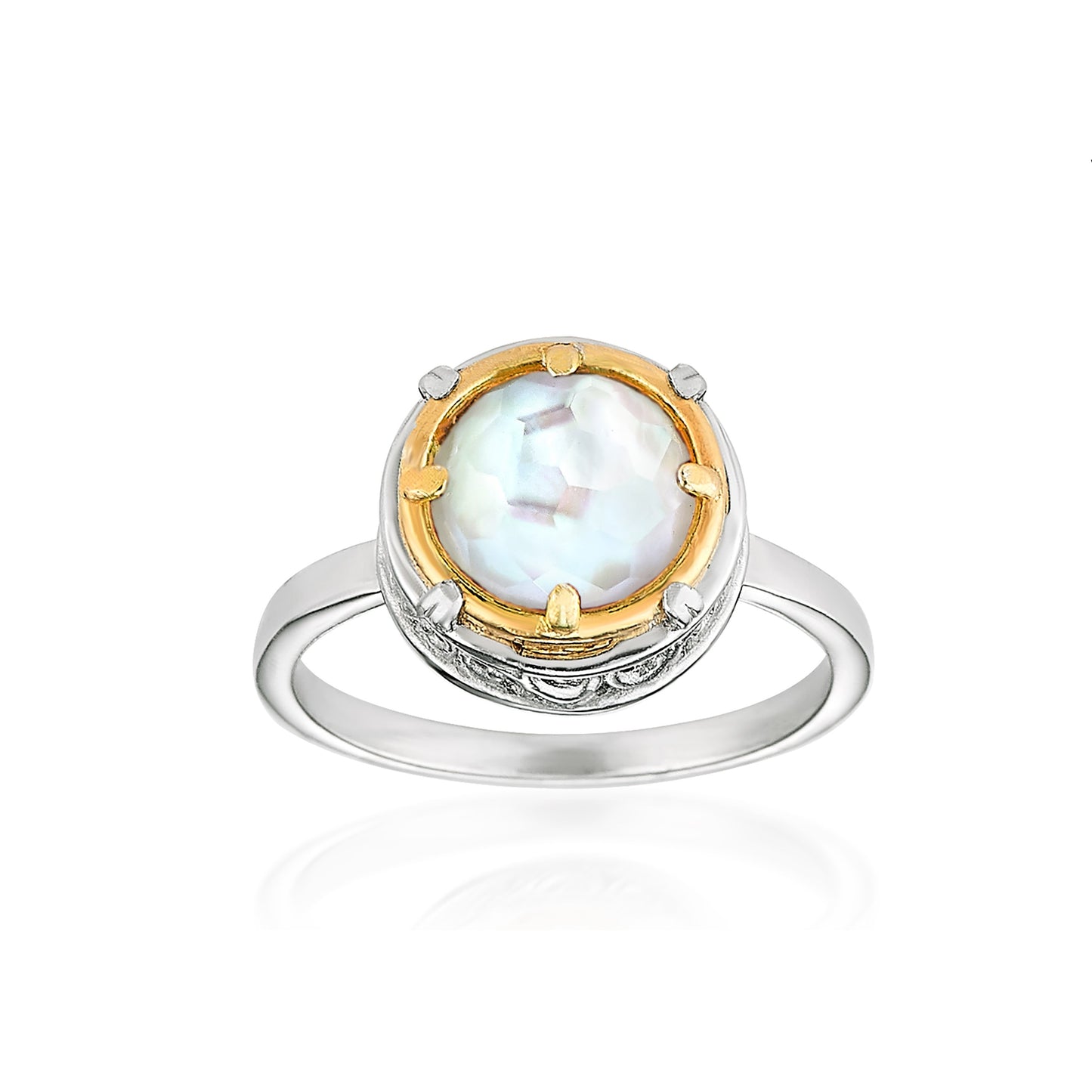 Anatoli Collection Mother of Pearl Ring (med)