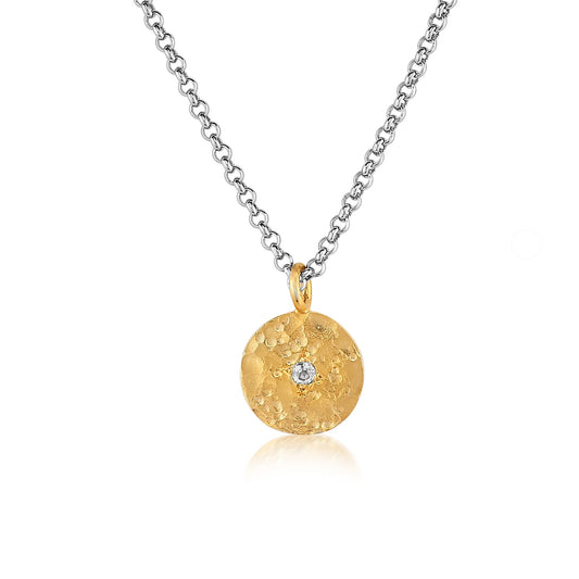 Anatoli Collection White Sapphire Pendant