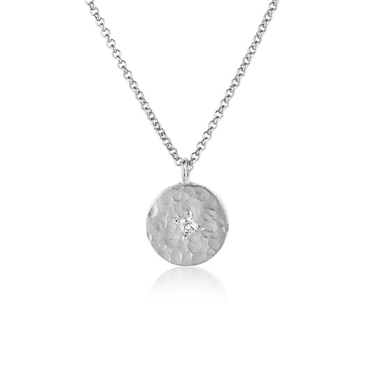 Anatoli Collection White Sapphire Pendant