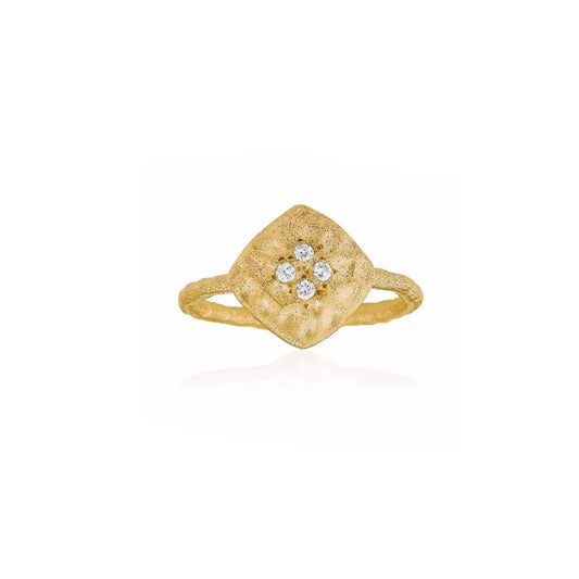 Anatoli Collection White Sapphire Ring