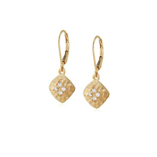 Anatoli Collection White Sapphire Earrings