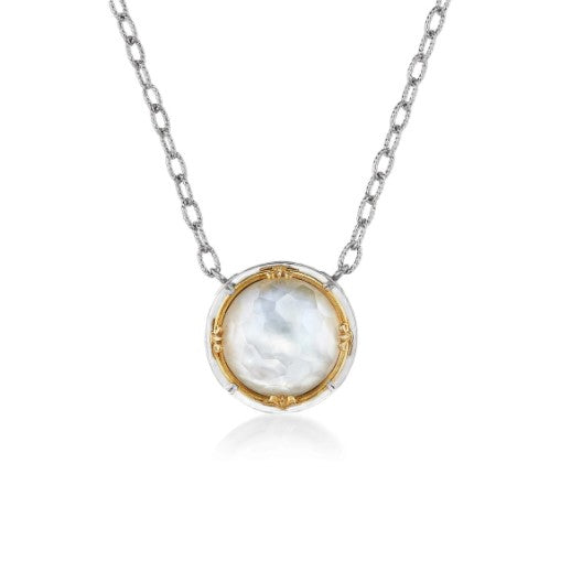 Anatoli Collection Mother of Pearl Round Pendant