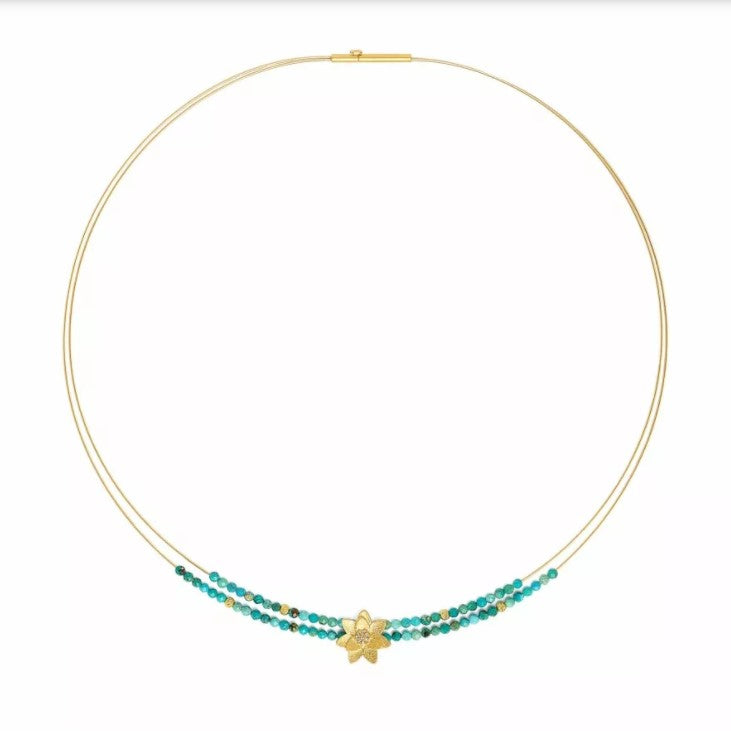 Bernd Wolf Collection "Hortana" Turquoise Necklace