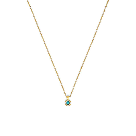 Bernd Wolf Collection "Arenia" Turquoise & CZ Necklace