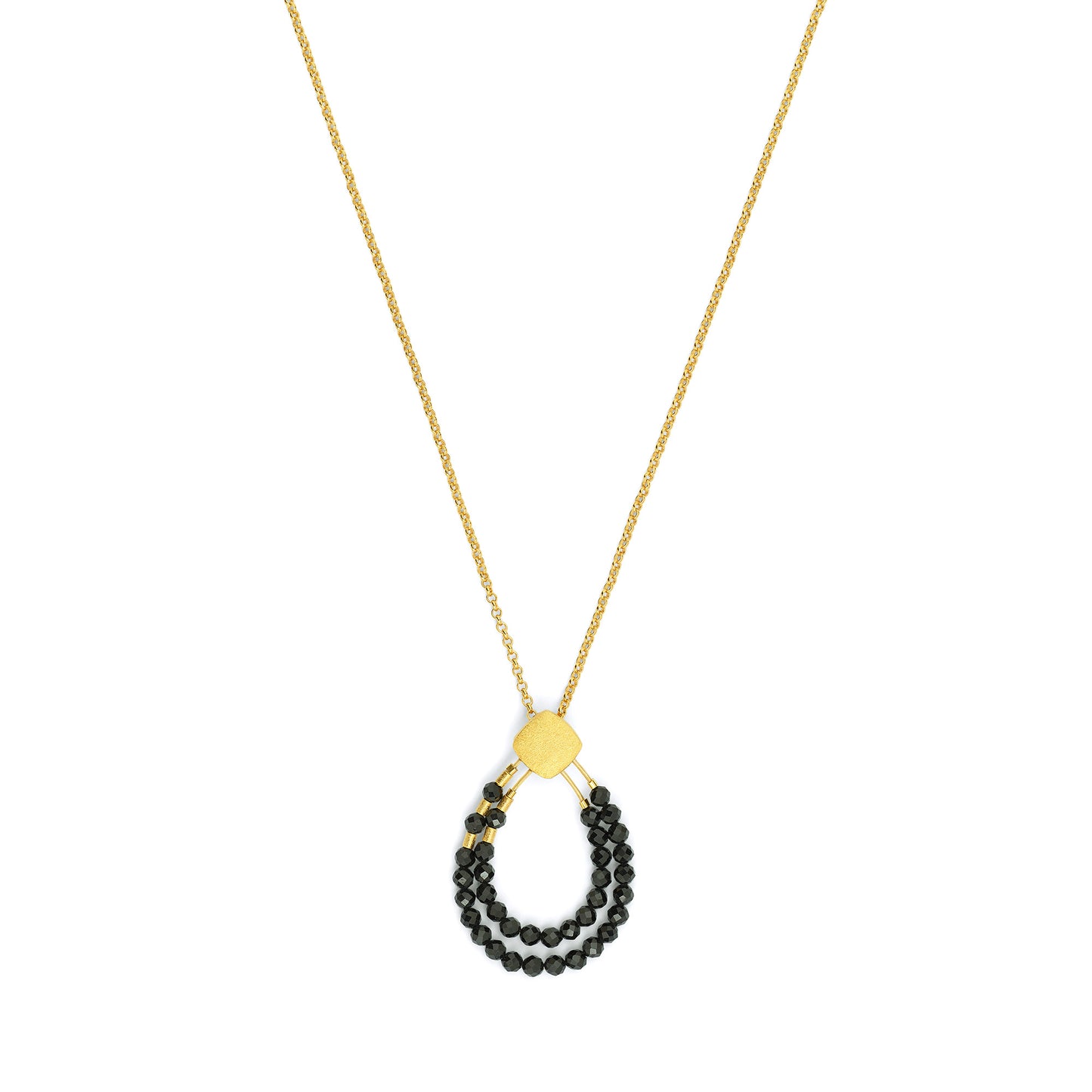 Bernd Wolf Collection "Clini" Black Spinel Necklace