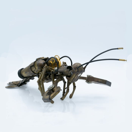 Tim Nelson Designs Bionic Crawfish Sculpture