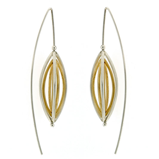Mysterium Collection Sterling Silver Vermeil Earrings