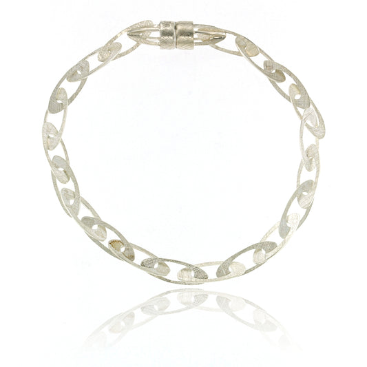 Mysterium Collection Sterling "Marquise Link" Bracelet