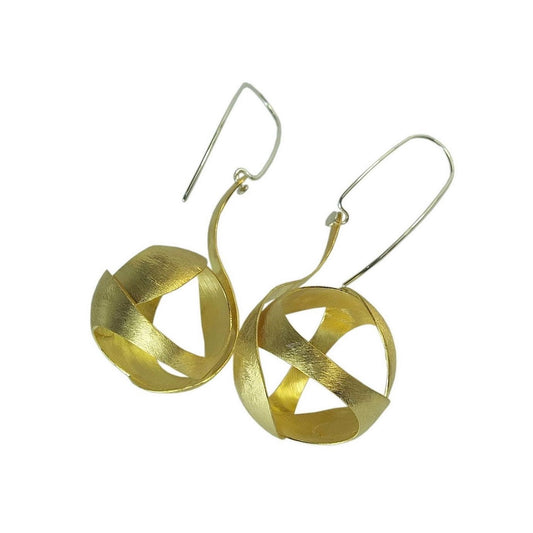 Mysterium Collection Vermeil Sterling Spheres on Hoops