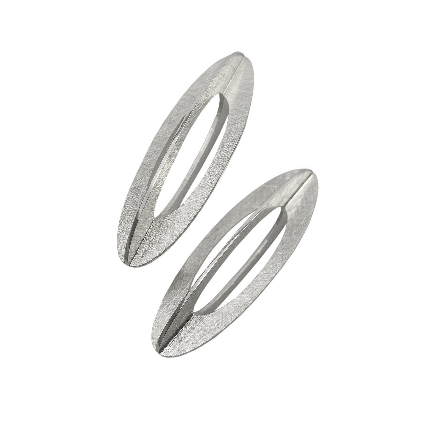 Mysterium Collection Sterling Oval Earrings