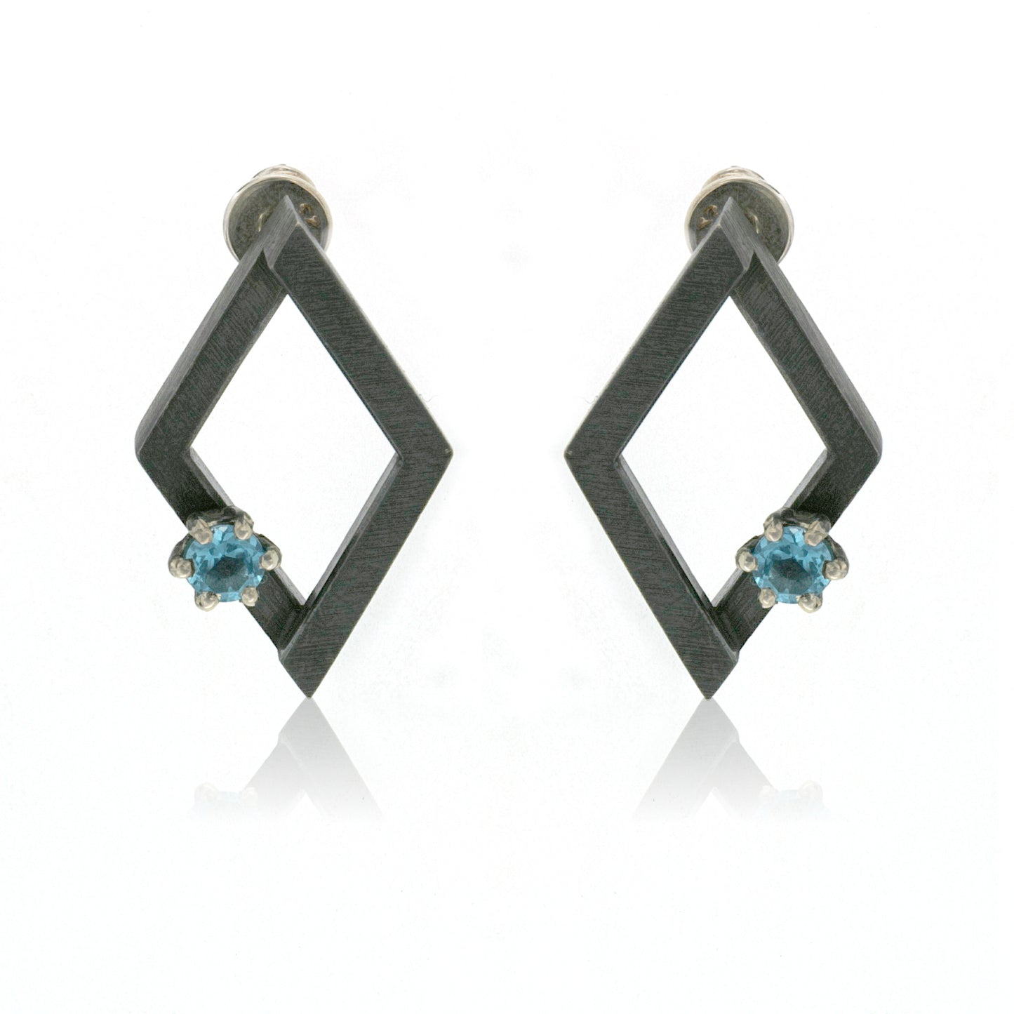 Mysterium Collection Sterling Silver Oxidized Earrings