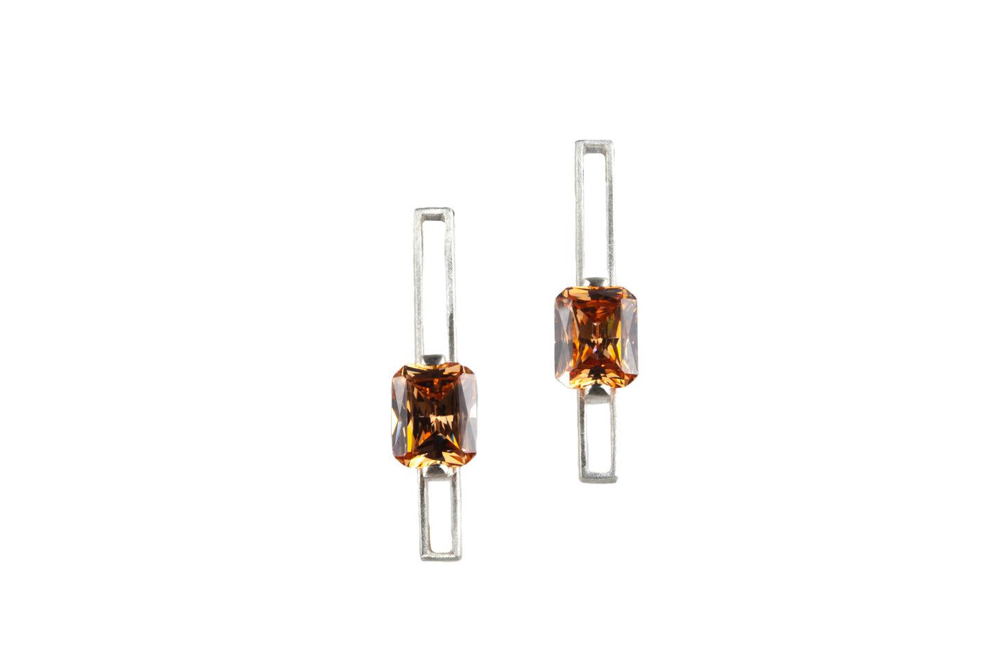 Mysterium Collection Cubic Zirconia Sterling Silver Earrings