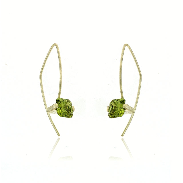 Mysterium Collection CZ Peridot Earrings