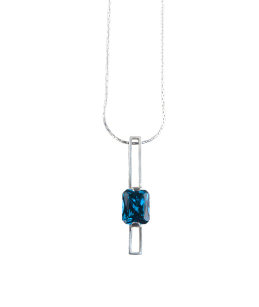 Mysterium Collection Blue Spinel Necklace
