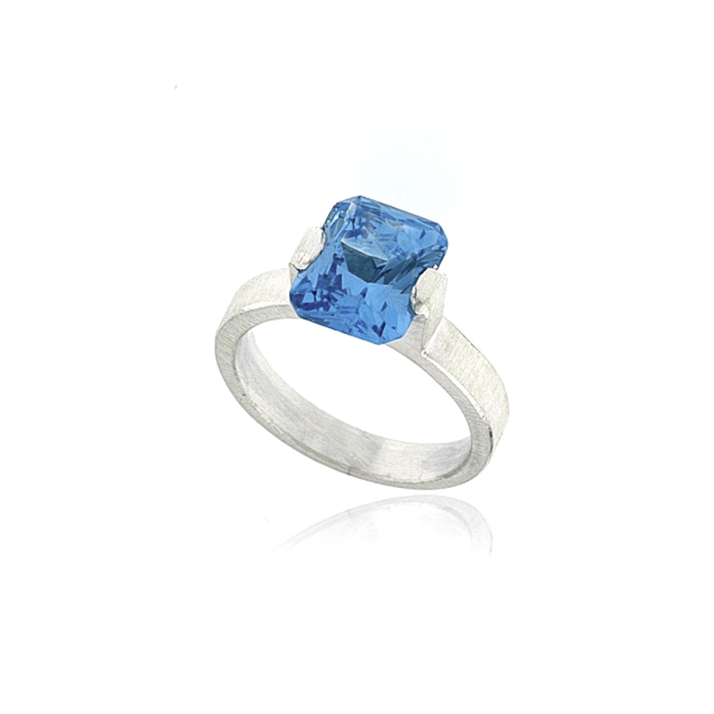 Mysterium Collection Sterling Blue Spinel Ring