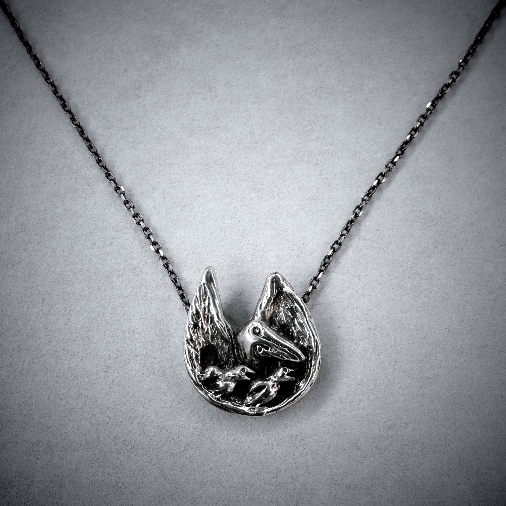 Sterling silver Louisiana necklace