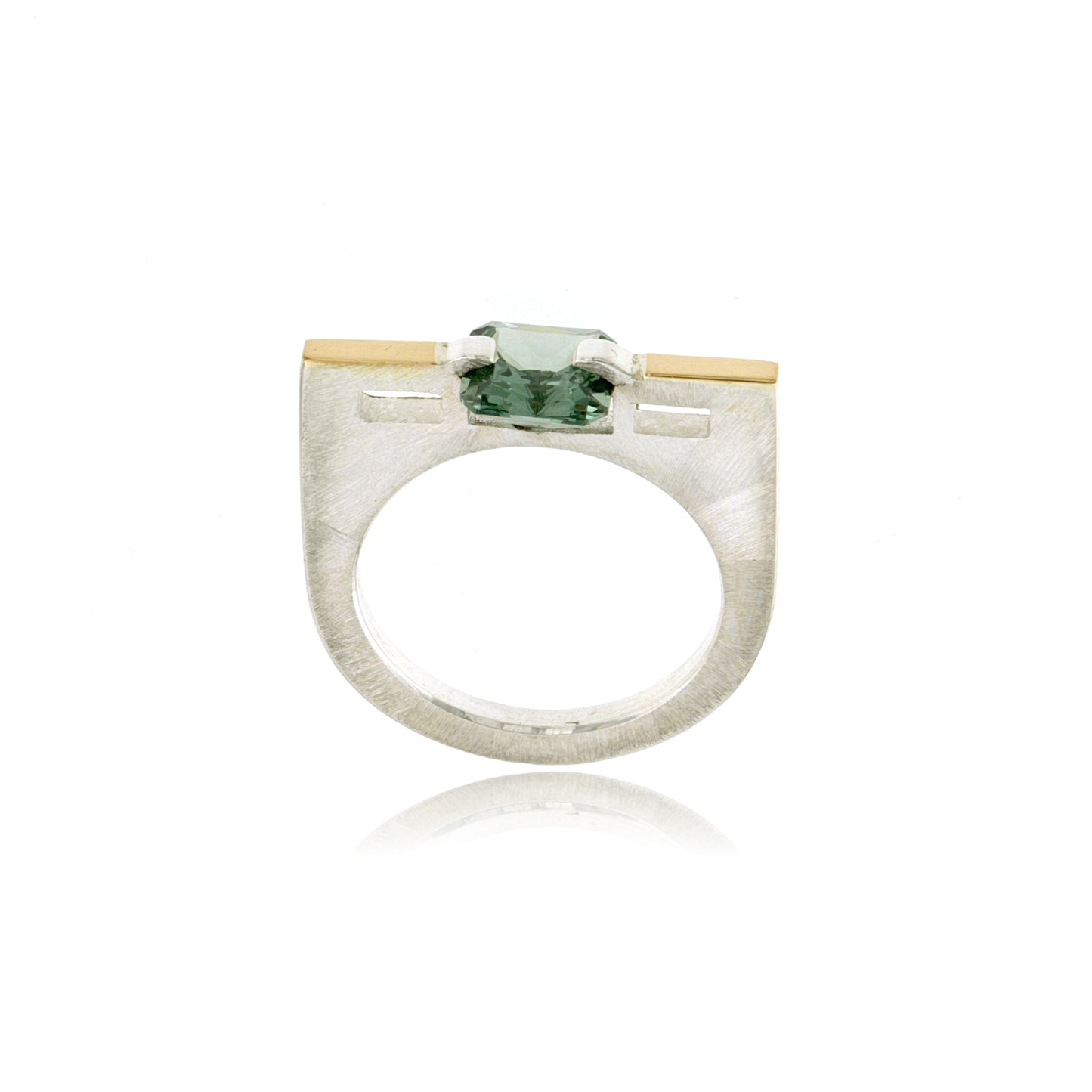 Mysterium Collection Sterling Green Spinel Ring