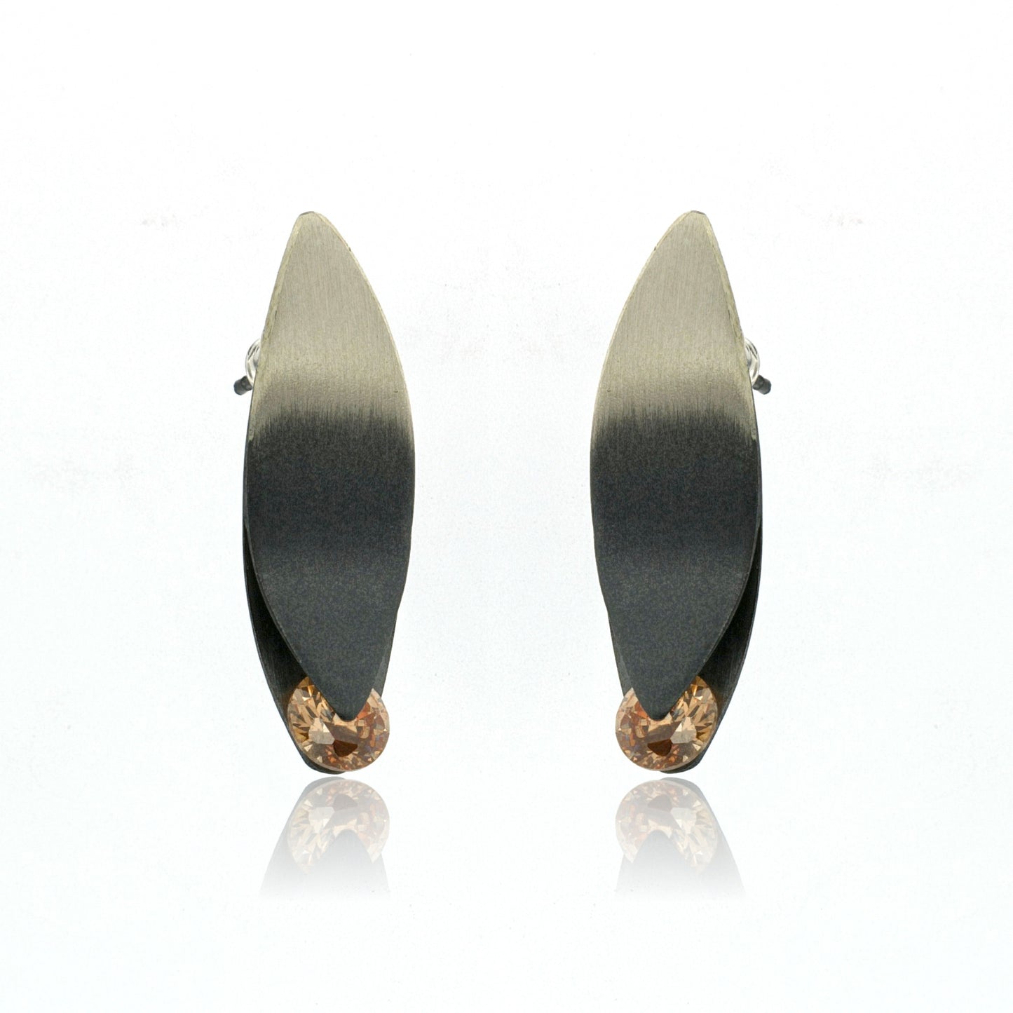 Mysterium Collection Oxidized Sterling Silver Earrings