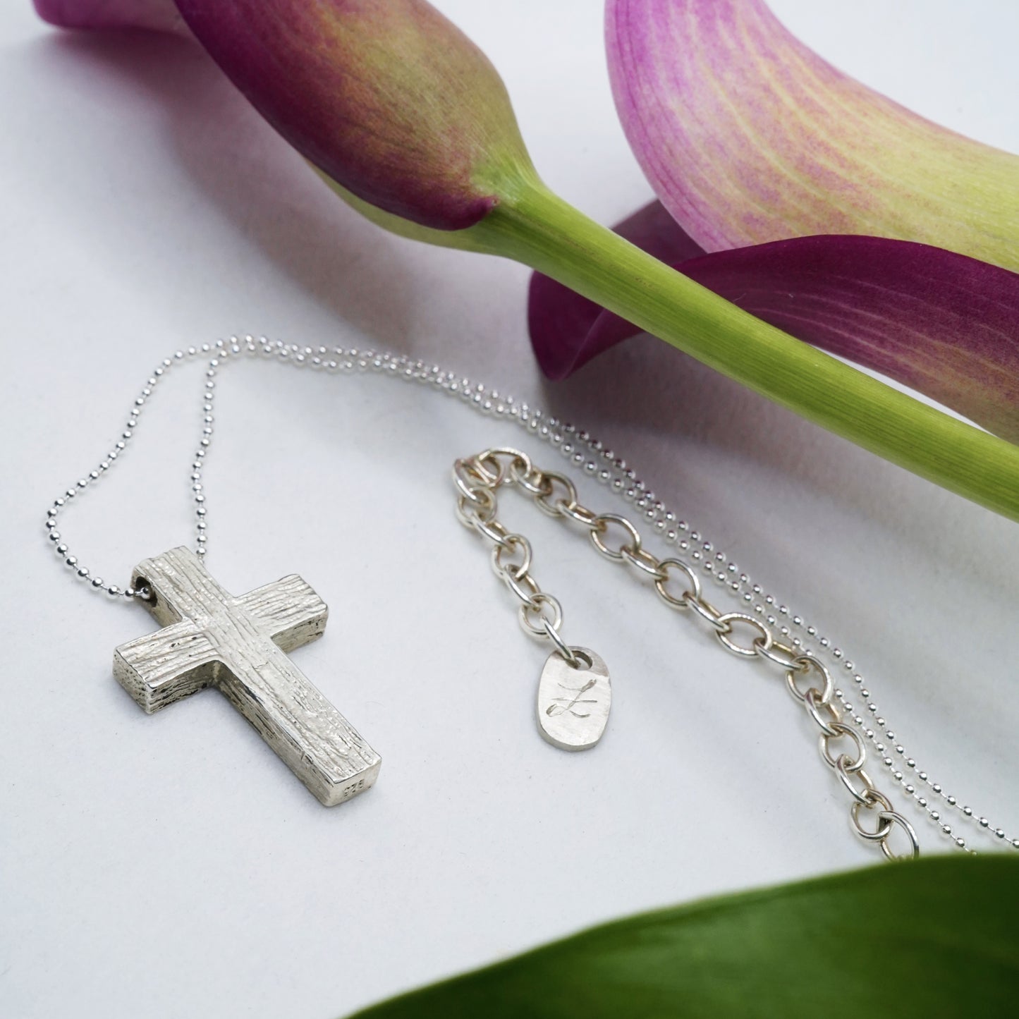 Tim & Mabel Rugged Cross Necklace