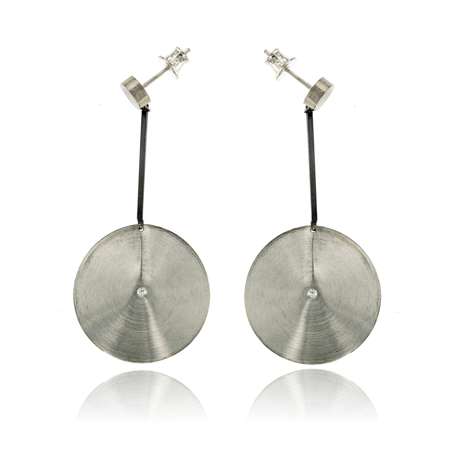 Mysterium Collection Sterling Disc Earrings