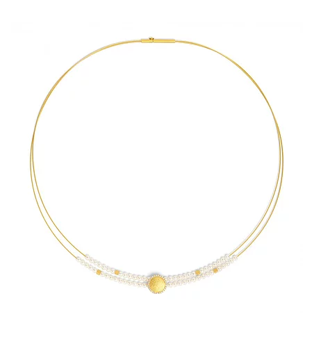 Bernd Wolf Collection "Suntini" Pearl & CZ Necklace