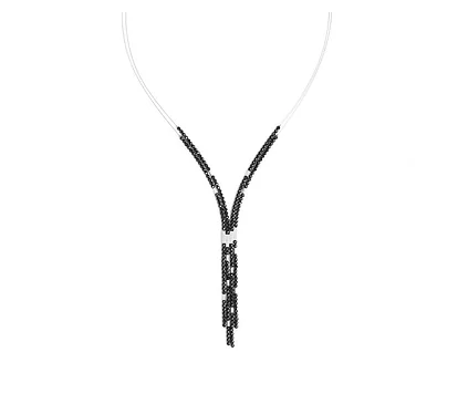 Fashion Black Spinel Necklace Earring Jewelry Set (CFSPN012) - China  Costume Jewelry and Fashion Accessories price | Made-in-China.com
