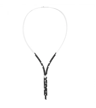 Bernd Wolf Collection "Yaneki" Black Spinel Necklace