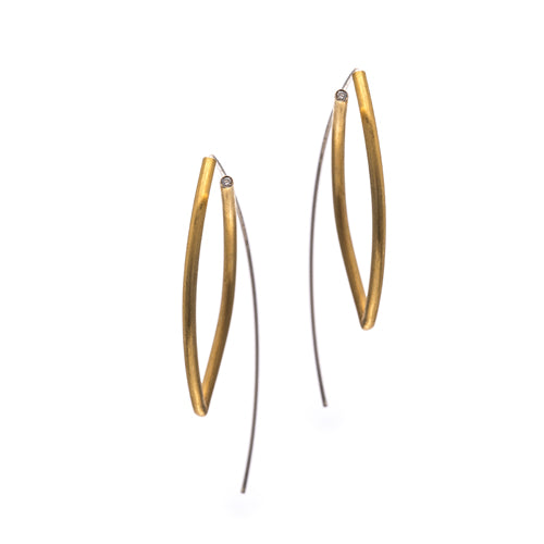 Mysterium Collection Sterling Vermeil Loop Earrings