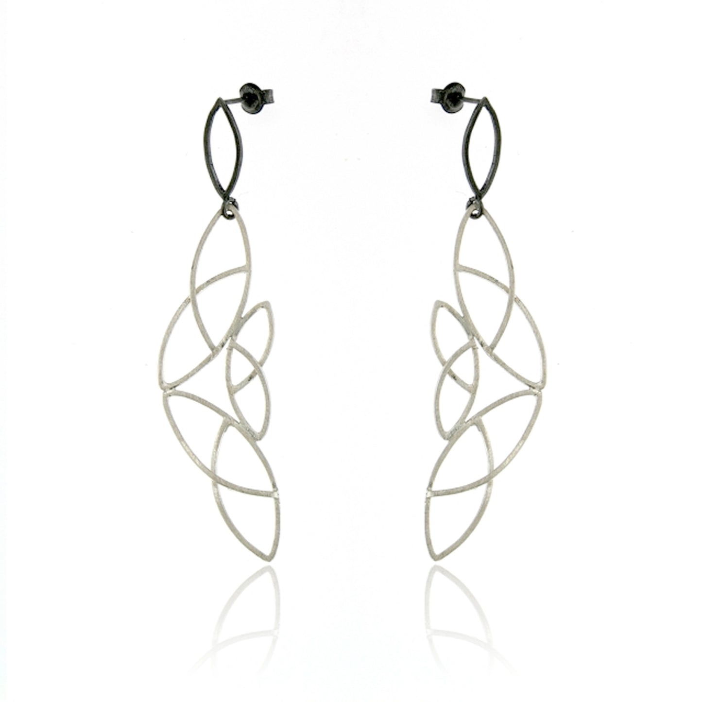 Mysterium Collection Sterling "Lace Marquise" Earrings