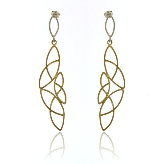 Mysterium Collection Sterling "Lace Marquise" Earrings