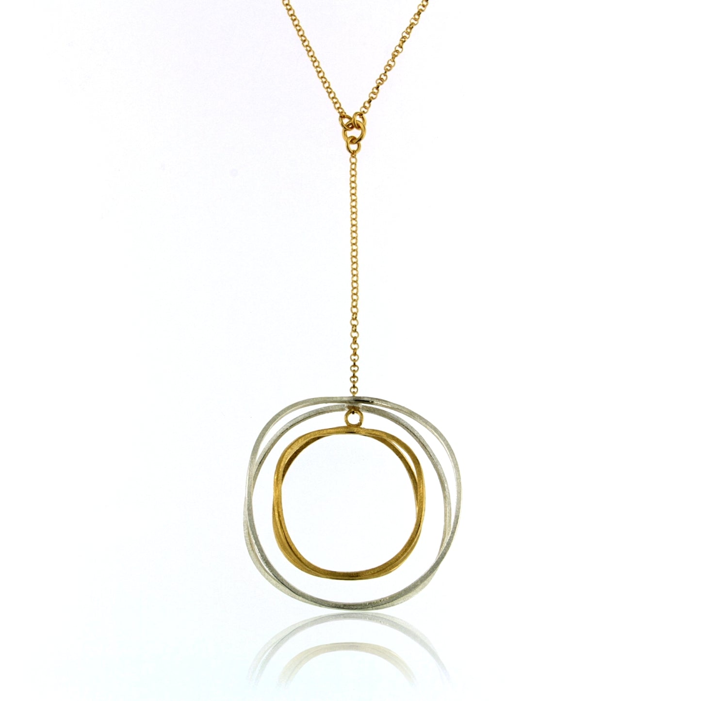 Mysterium Collection Sterling & Vermeil Ovals Necklace