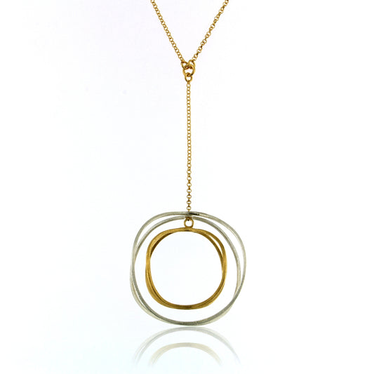 Mysterium Collection Sterling & Vermeil Ovals Necklace