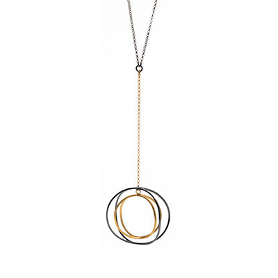 Mysterium Collection Wavy Circle Pendant