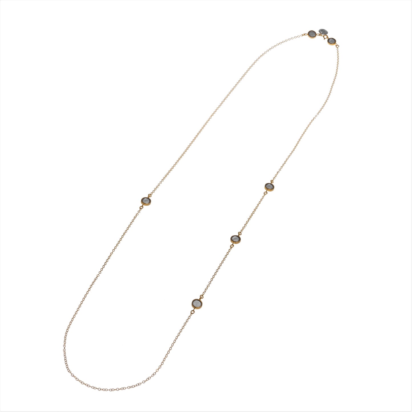 Mysterium Collection Vermeil Chain Dot Necklace