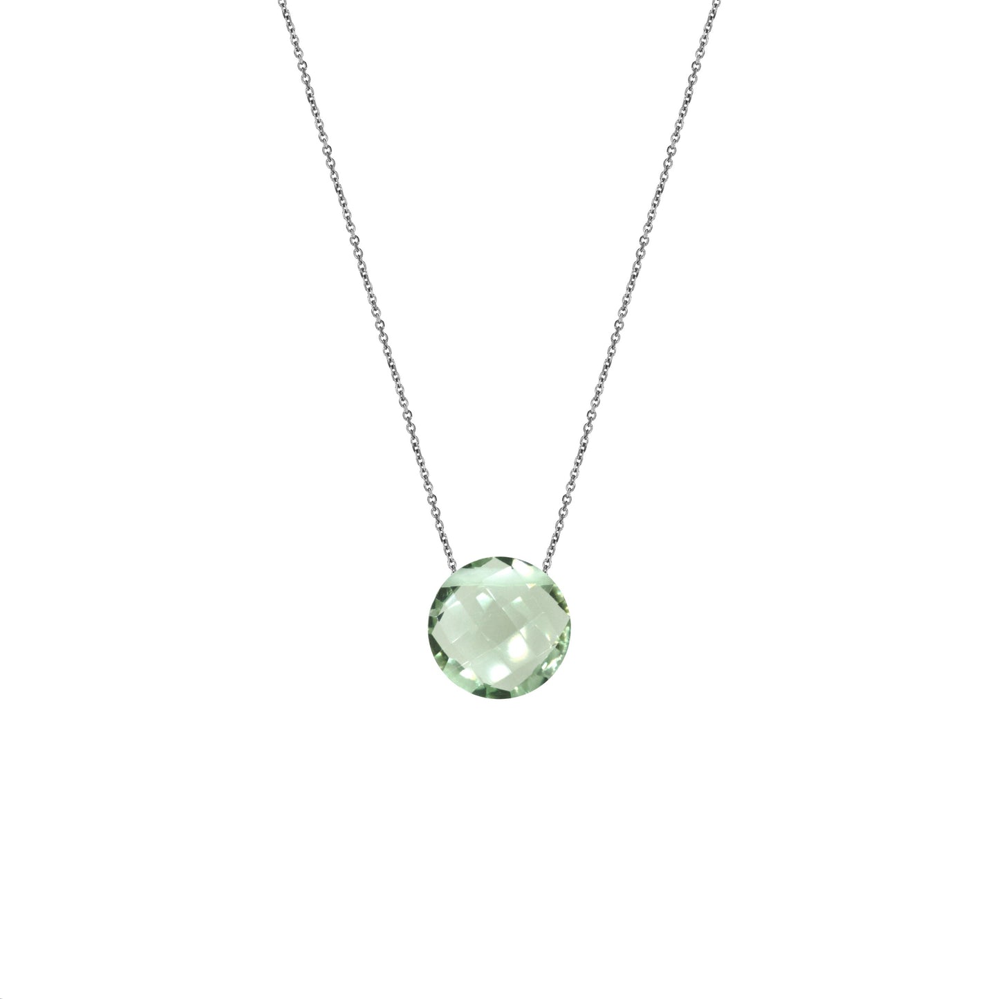 Mysterium Collection Green Amethyst Necklace
