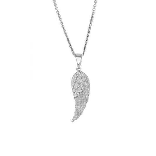 Sterling Silver Angel Wing Pendant