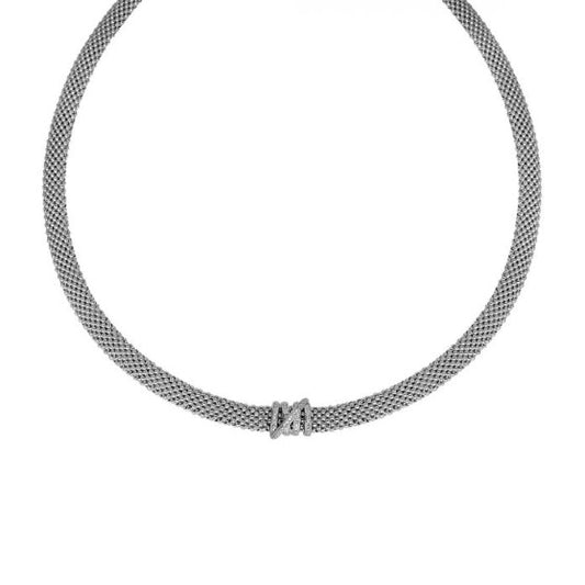 Phillip Gavriel Collection Sterling Silver Necklace with Diamonds